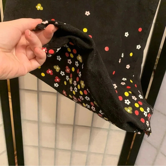 Marc Jacobs Fragrances Floral Cosmetic Tote Fabric Bag Black - Picture 3 of 8